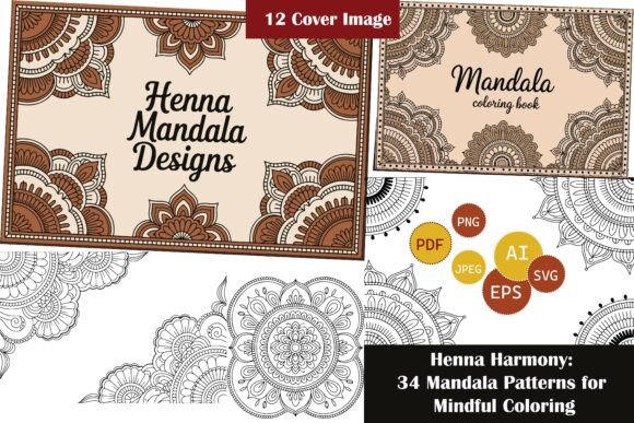 Download 34 Henna Mandala Coloring Pages - Henna Collection
