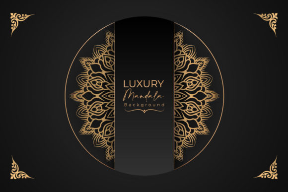 Download Luxury Gold Arabesque Pattern in Mandala - Arabesque Collection