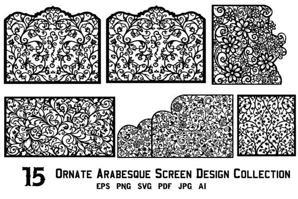 Download Ornate Arabesque Screen DesignCollection - Arabesque Collection