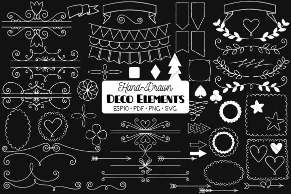Download Decorative Elements White, Banner, Frame - Decorative elements Collection
