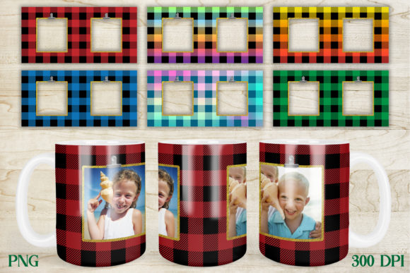 Download Photo Mug Design |Buffalo Plaid Mug - Mug design Collection