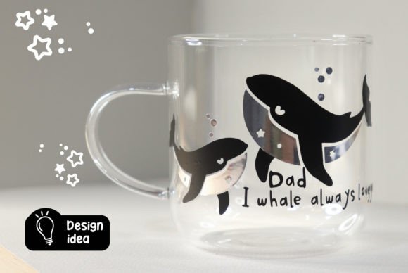 Download Whale Mug Design for Father's Day - Mug design Collection