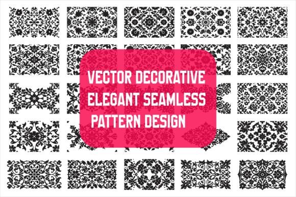 Download Vector Seamless Pattern, Elegant Design - Premium Resources