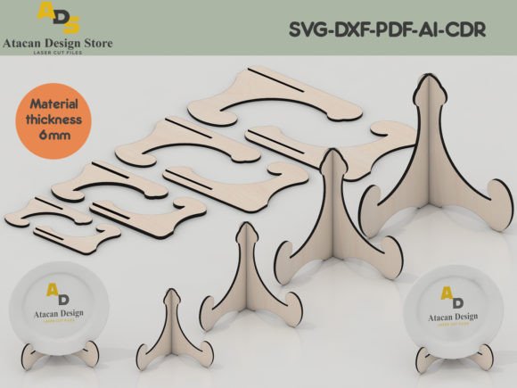 Download Dish Holder Glowforge Files, Photo Decor - Glowforge files Collection